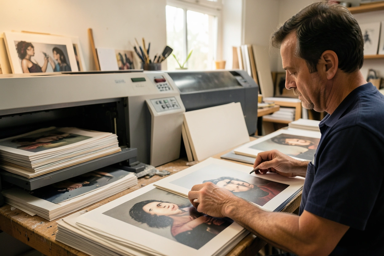 Notre atelier d'impression